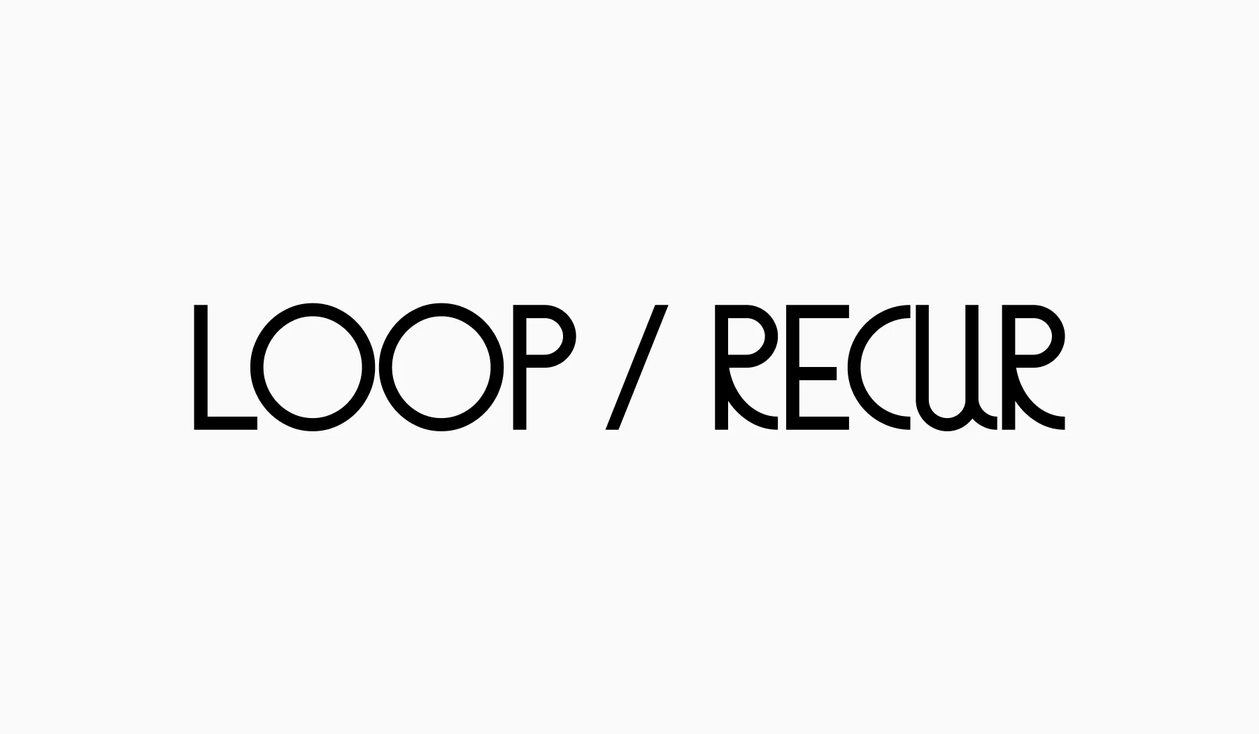 loop/recur - dev and design agency hero image